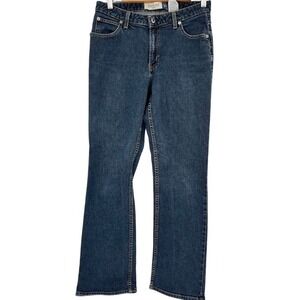 Vintage Gap Women's Size 10 Boot Cut Dark Rinse Wash Blue Jeans Made in USA